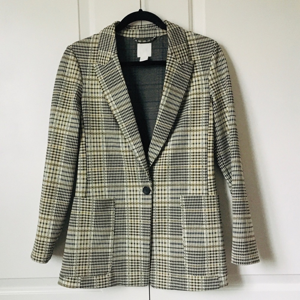 Plaid blazer